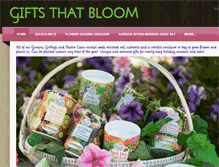 Tablet Screenshot of giftsthatbloom.com